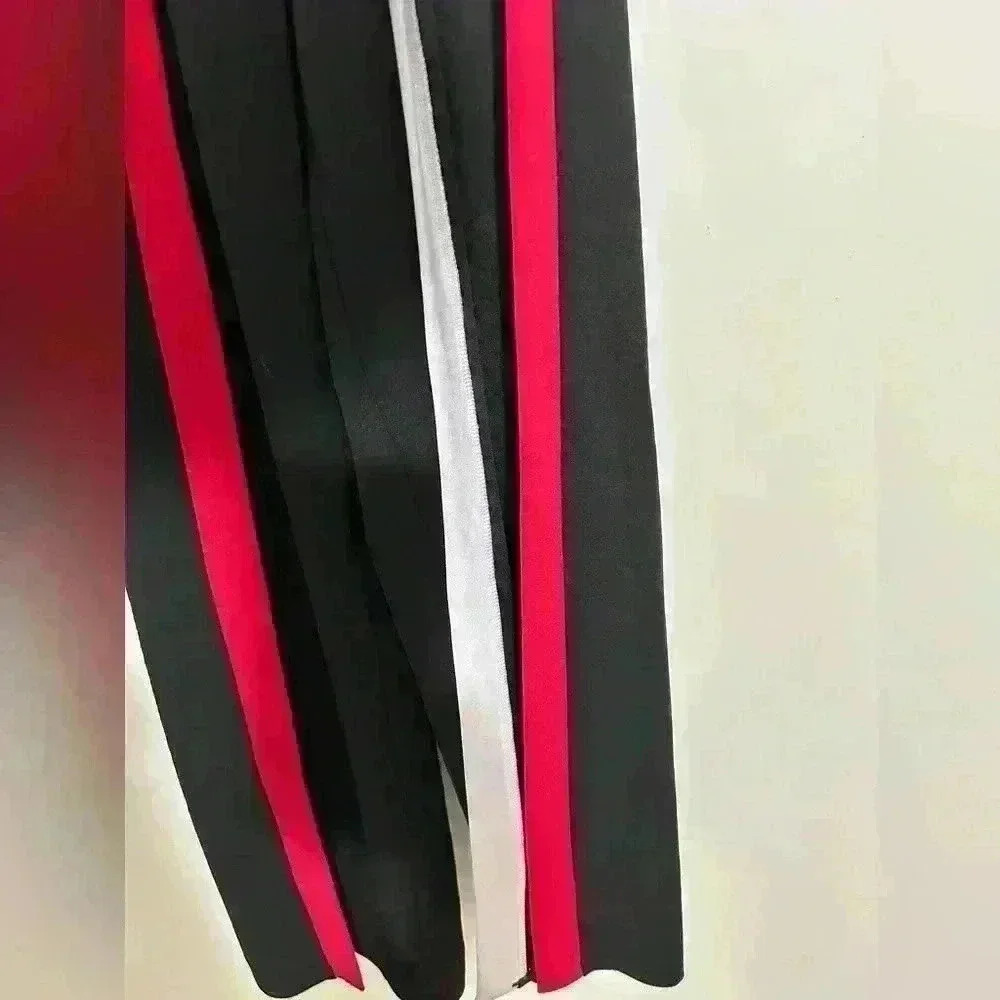 Fashion Nova Jumpsuit Open Leg High Slit Black Feminine Size XS - Picture 4 of 9